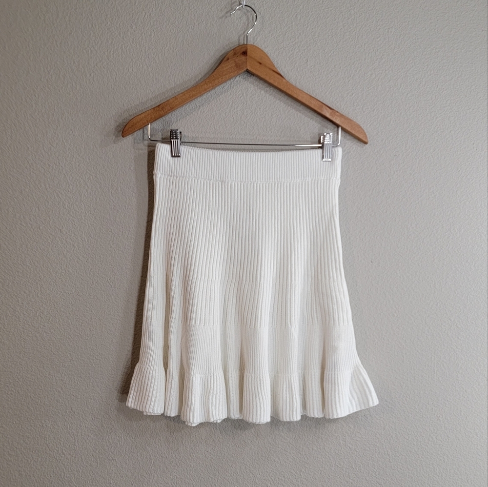 Free People Solid Ribbed Knit Skirt - Picture 2 of 6